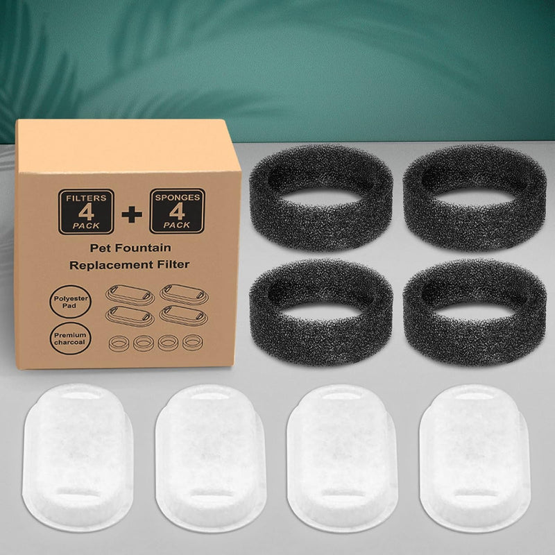 My Pet Buddy Replacement Filters For Stainless Steel Pet Water Fountains