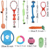 My Pet Buddy 10 Pieces Braided Rope Toys
